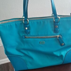 Kate Laudry Eegant Teal Tote Bag